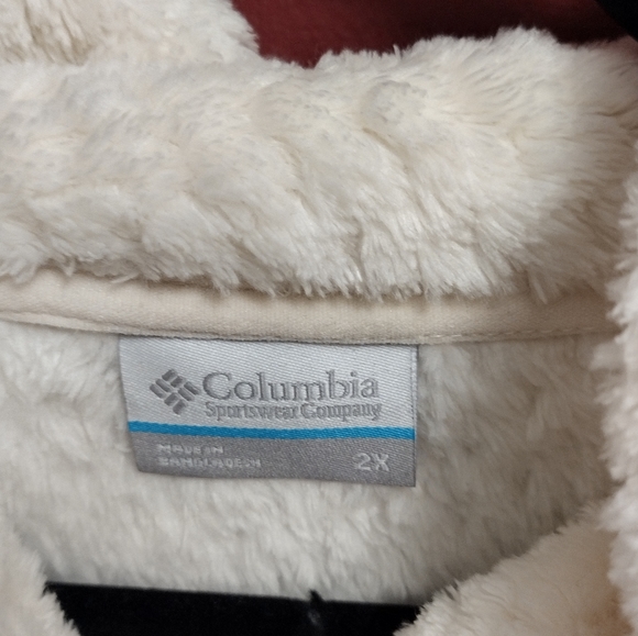 Women's Columbia FireSide Sherpa 1/4 Zip Jacket - Picture 7 of 9